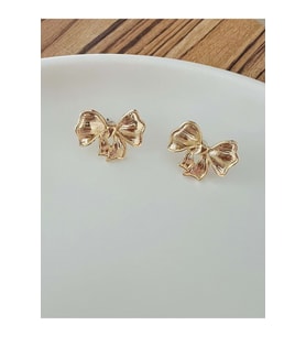 GOLD RENK FİYONK KÜPE ACR8262