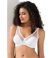 Mulvxbrf Brf02 Tül Kaplı Soft C-Cup Sütyen Kadın 9200 (Mulvix)