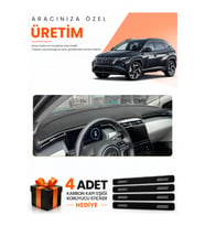 HYUNDAİ TUCSON (2021-2024) Uyumlu Torpido Koruma Örtüsü Oto Kılıfı - Siyah