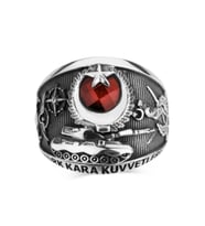 KK Zırhlı Birlikler Tankçı Yüzüğü Kırmızı