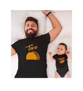 Taco Taquito Baba Oğul Kız (TEK ÜRÜN FİYATIDIR KOMBİN YAPMAK İÇİN EN AZ 2 ADET SEPETE EKLEYİNİZ)