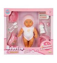 3823 Bebelou Bakım Zamanı Sesli Gülen Ağlayan Bebek 32 cm -Sunman