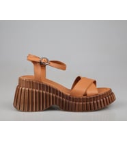 Zeyn 7934 hakiki deri Taba Kadın Sandalet