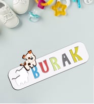 BK Toys Çocuklara Özel İsimli Figürlü Ahşap Eğitici Yapboz Puzzle-18