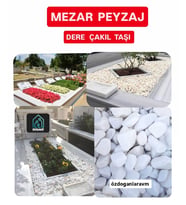 Dolomit Mezar Beyaz Taş Dere Çakıl Taşı 10 Kg