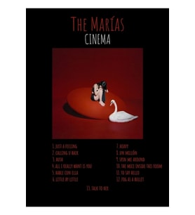 The Marías - Sinema - Albüm Izleme Listesi Tablo Ahşap Poster Dekoratif