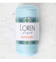 Loren Macrame Bebe Mavi El Örgü İpi - RM 0221 - 34354