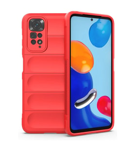 Newface Xiaomi Redmi Note 11 Kılıf Optimum Silikon - Kırmızı