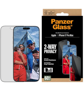 PanzerGlass iPhone 17 Pro Max UWF Hayalet Cam Ekran Koruyucu (Hizalama Aparatlı)