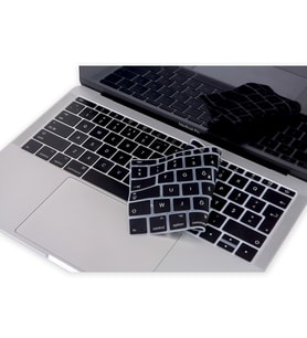 Laptop MacBook Pro Klavye Koruyucu 13inc A1708 12inc A1534 için F Türkçe Daktilo (Siyah)