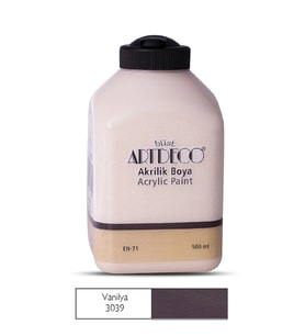 ARTDECO 070L-3039 AKRİLİK BOYA 500 ML. VANİLYA
