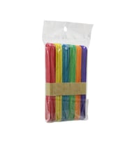 RENKLİ - 1000 ADET AHŞAP ELİŞİ - DİL ÇUBUK 15CM X 1.8CM (5343)