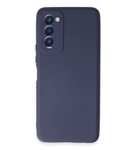 Camon 18 Kılıf First Silikon - Lacivert