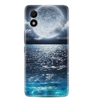 TCL 303 Kılıf Resimli Desenli Baskılı Silikon Great Moon 1301