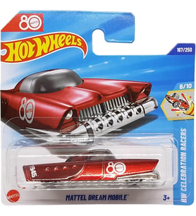 Hot Wheels - Mattel Dream Mobile - Hw Celebration Racers 6/10 - Hyx42 - Kısa Kart - 80. Yıl Dönümü -