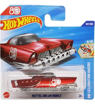 Hot Wheels - Mattel Dream Mobile - Hw Celebration Racers 6/10 - Hyx42 - Kısa Kart - 80. Yıl Dönümü -