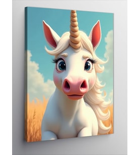 Kanvas Tablo Unicorn'Un Masalsı Dünyası