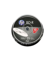 HP Blu-Ray BD-R 6X 25GB 10Lu Cake Box - BRE00071-3