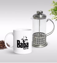 BK Gift Kişiye Özel Baba Godfather Tasarımlı Kupa & French Press Seti-5 (Model 1)