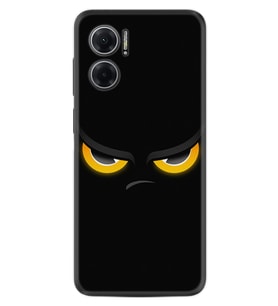 Xiaomi Redmi Note 11E Kılıf Silikon Desen Özel Seri Black Eyes 1644