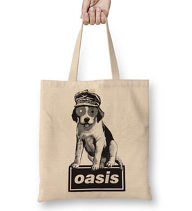 Oasis Müzik Gurubu Bez Çanta Uzun Saplı