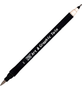 Zig Art & Graphic Twin Marker Çizim Kalemi 803 Warm Grey 3 