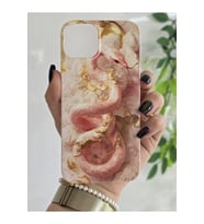 Iphone 15 Uyumlu Yılan Desenli Şeffaf Telefon Kılıfı