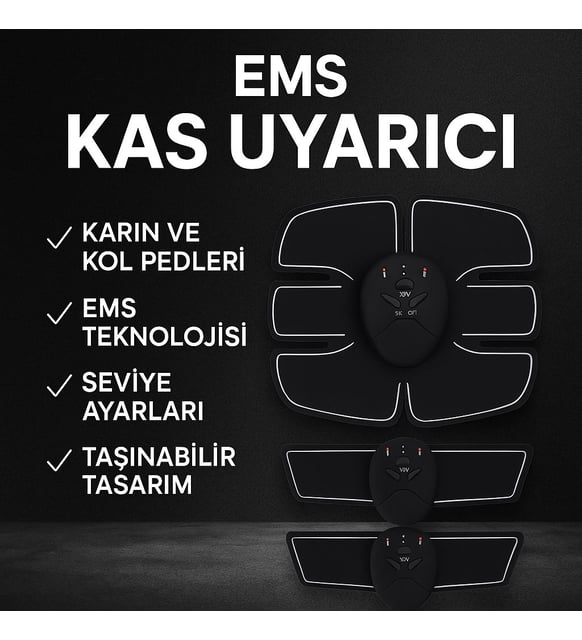 Orijinal 2025 EMS Titreşimli Kas Çalıştırma Cihazı Evde Spor İçin