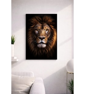LION27  TASARIM MDF TABLO (27X18)