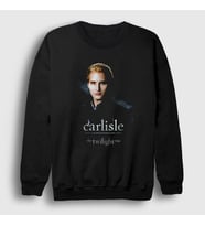 Presmono Unisex Siyah Carlisle Cullen Vampire Twilight Sweatshirt 310218tt