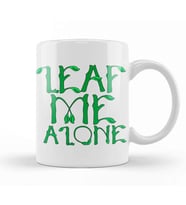 Sarcastic Leaf Me Alone Leave Me Alone Introvert Kupa Bardak Porselen