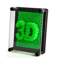 KÜÇÜK BOY 13X10 CM YEŞİL PİN ART VIP GREEN 3-DİMENSİONAL PİN SCULPTURE YEŞİL PİNART 3D ÇİVİ SANATI