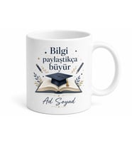 Öğrenci Kulübü Temalı Baskılı Kupa Bardak Hediye Porselen Mug