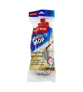 MEDIUM ÖRGÜLÜ İPLİ PÜSKÜL PAMUK MOP