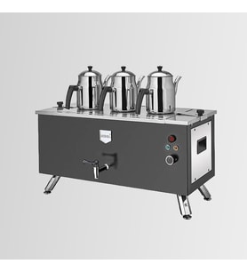 Remta Çift Cidarlı 3 Demlikli Elektrikli Kahveci Çay Ocağı 31 lt - EP03(L)