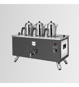 Remta Çift Cidarlı 3 Demlikli Elektrikli Kahveci Çay Ocağı 31 lt - EP03(L)