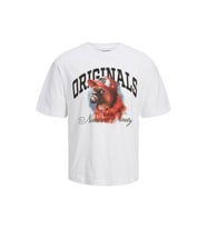 Jack & Jones Bisiklet Yaka Kısa Kollu Bulldog Erkek T-shirt 12229290 (Turuncu)