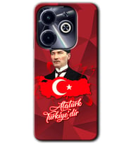İnfinix Hot 40i Kılıf HD Desen Baskılı Kılıf - Atatürkiye