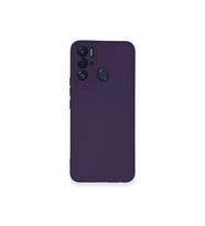 Newface Tecno Pova Neo Kılıf Nano içi Kadife Silikon - Mor