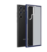 Samsung Galaxy S22 Ultra Kılıf Mat Volks Case (Lacivert)