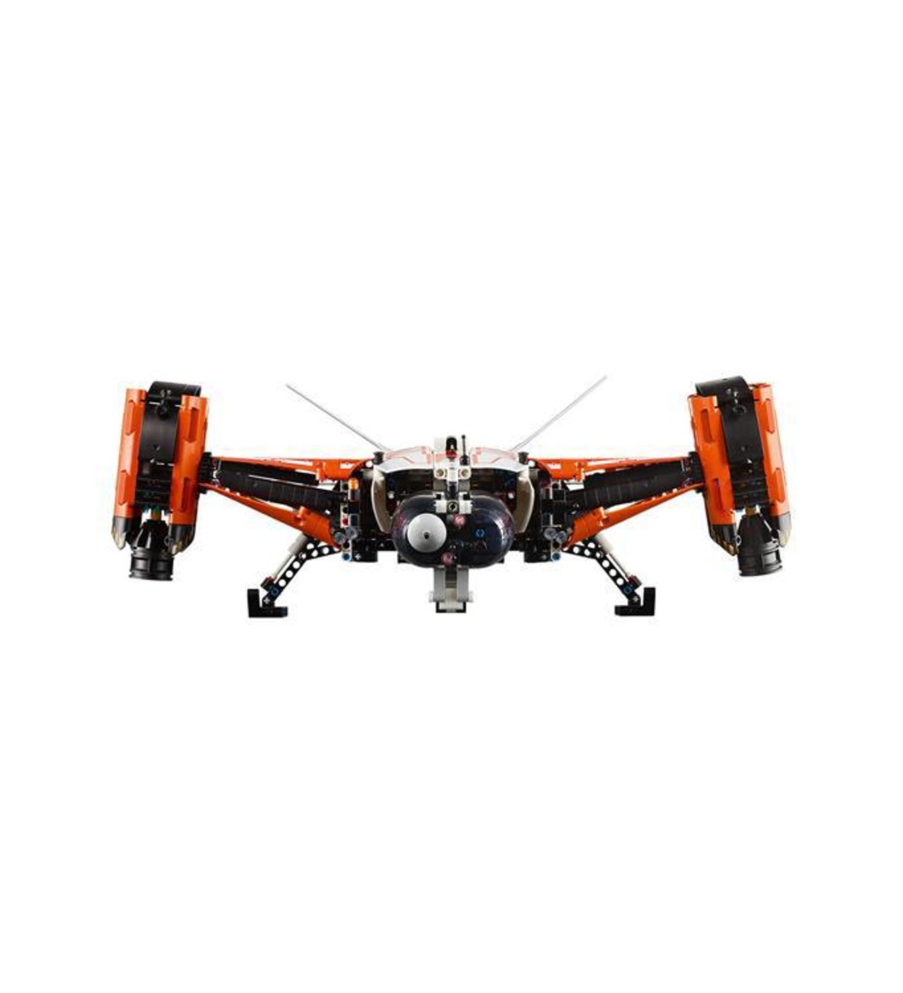 黒10、黒芯白8、キャメル10、赤オレンジ10 lego-technic-vtol-agir-kargo-