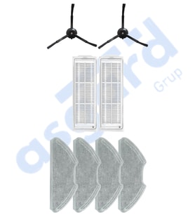 Xiaomi Mop 2 Pro (MJST1SHW) -Mop 2 Lite Uyumlu 2 Yan Fırça 2 Filtre 4 Mop PKT-iasgf0000413