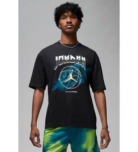 Nike Jordan MJ Graphic Short-Sleeve Crew Mens Tshirt Erkek Günlük Tişört Siyah
