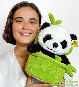 Bambu Panda: Doğal Yumuşaklıkta Şirin Peluş Oyuncak (STD)