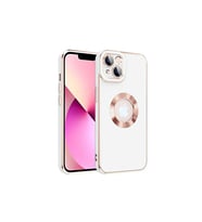 Apple iPhone 14 Uyumlu Kılıf Zore Kongo Kapak (Beyaz)