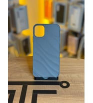 iPhone 11 Uyumlu Kaymaz Tırtıklı Dokulu Mat Kılıf (Gri)