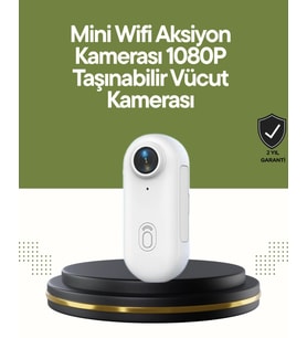 Şarj Edilebilir Uzun Ömürlü Mini Spor Kamera Full Hd
