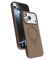 iPhone 17 Pro Max Regal Magsafe Standlı Kapak - Çöl Titanyum