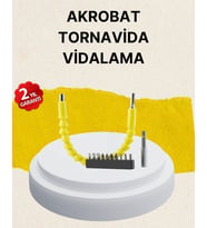 Northcity 12 Parça Akrobat Vidalama Uç Seti - Profesyonel Dar Alan ve DIY İşler İçin Mükemmel Çözüm