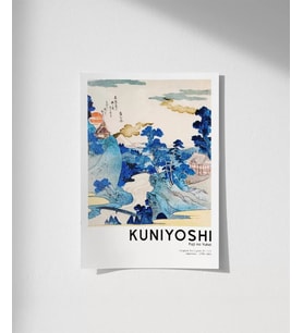 Çerçevesiz Poster Kuniyoshi Fuji no Yukei